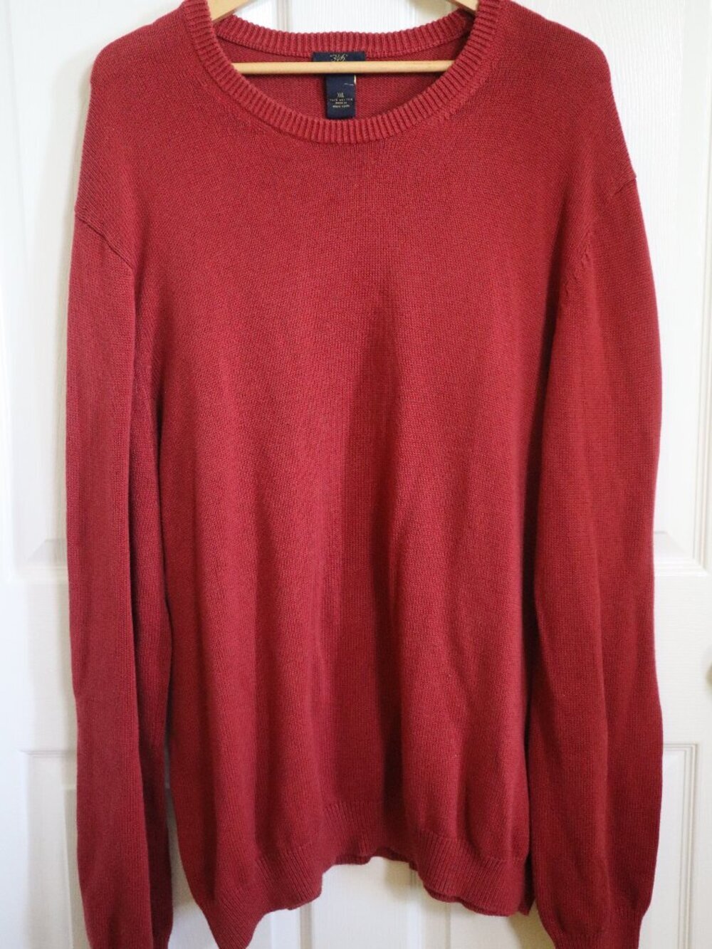 Brooks Brothers 346 Supima 100% Cotton Pullover Crewneck Sweater Mens XXL Red